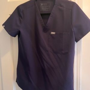 Womens purple shadow Figs Scrubs